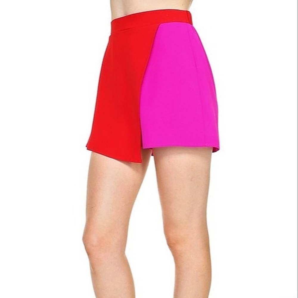 Pink Red Colorblock Skort Size M - Picture 7 of 8